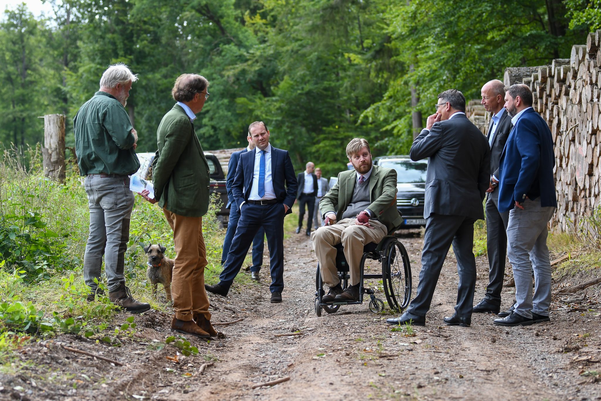 Präsident Prinz zu Waldeck bekommt hohen Besuch Hessischer